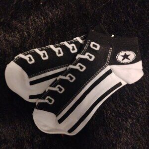 socks *NEW* pair Chuck Taylor All Star CHUCKS cute OSFM ankle bobby short low